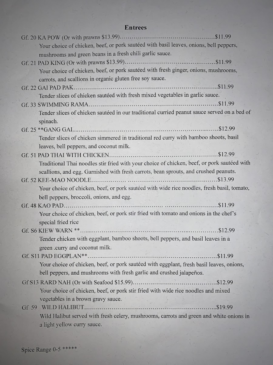 Busara Thai Cuisine Menu - Image 4