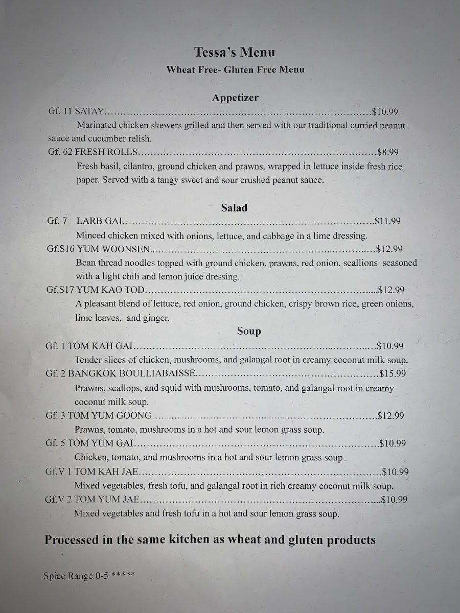 Busara Thai Cuisine Menu - Image 5